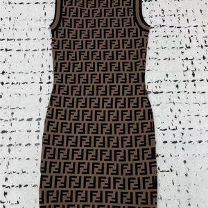 Fendi dress logo print 36
